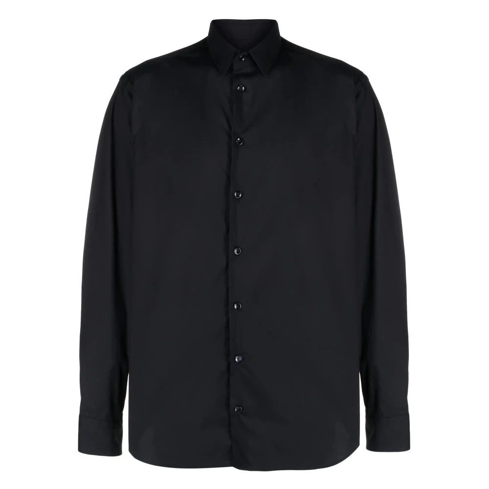 Giorgio Armani Men's Blue Formal Shirts,, Elegant Long Sleeve Shirt 2XL