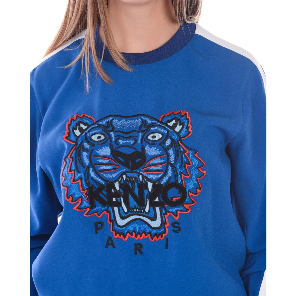 Kenzo Hoodie Sweatshirt Blue Dames
