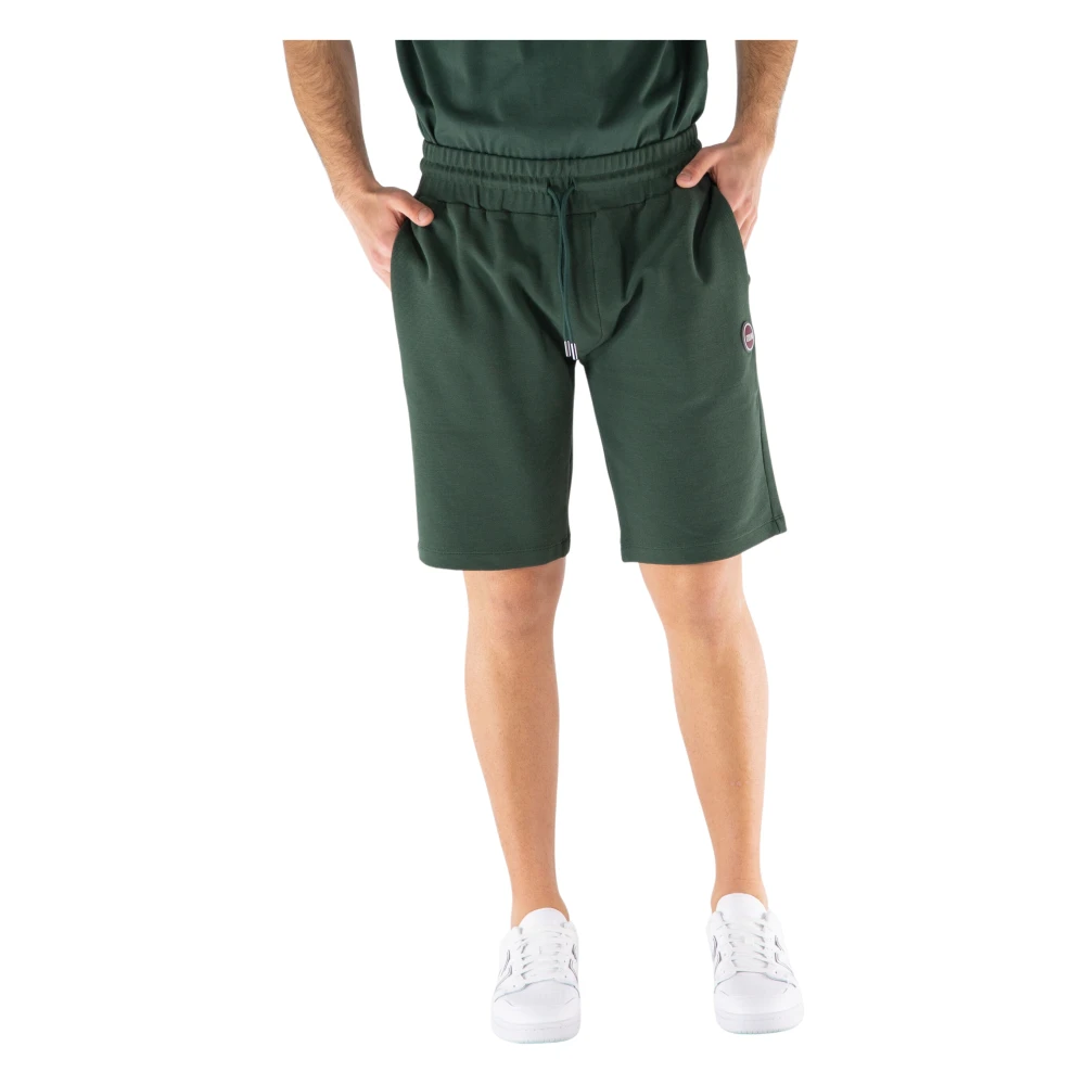 Colmar Casual Ottoman Shorts voor Mannen Green Heren