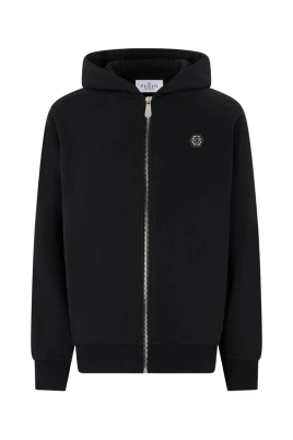 Zip Hoodie Stitching Logo