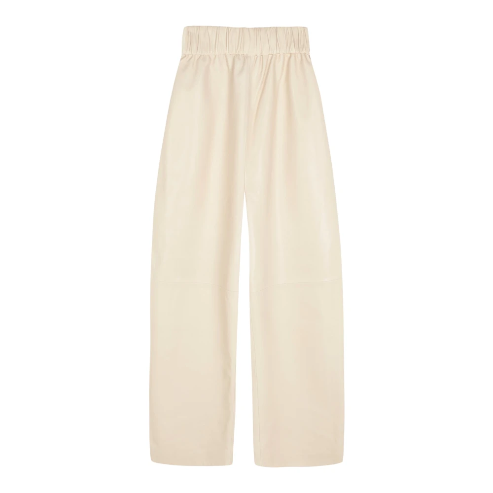 Cortana Women's Beige Tapered Trousers, Xs, Trousers