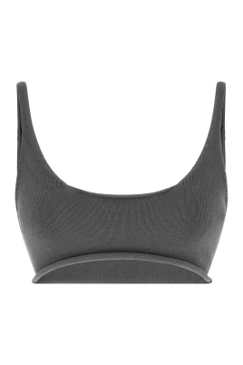 Raw Knit Crop Top