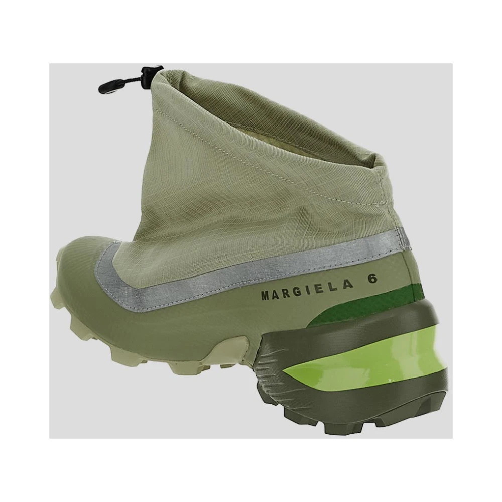 MM6 Maison Margiela Lage Cross Synthetische Stof Sneaker Green Heren