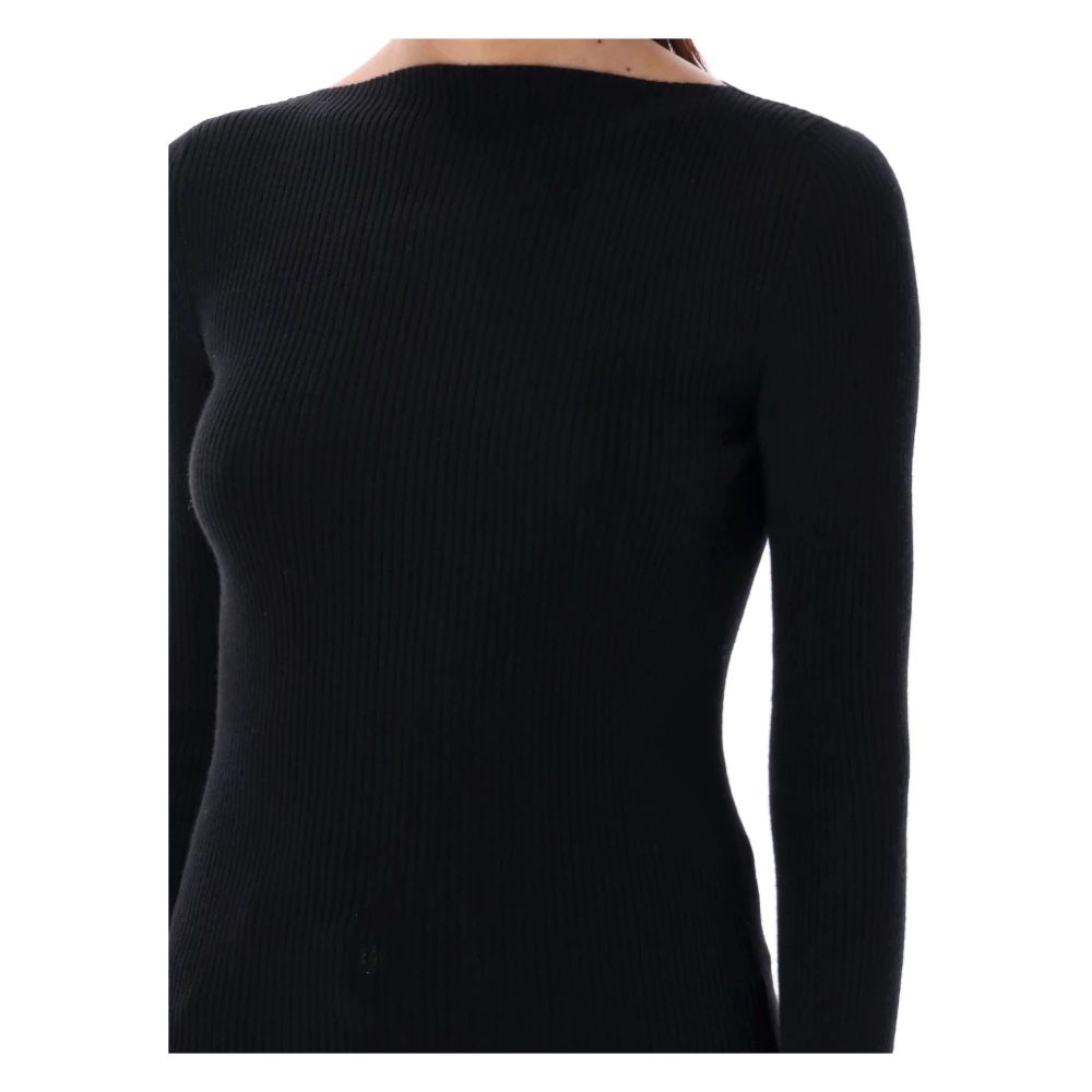 Rick Owens Gebreide AL Top Black Dames