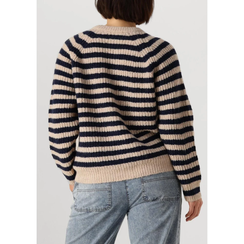 Lollys Laundry Navy Cardigan voor Dames Multicolor Dames