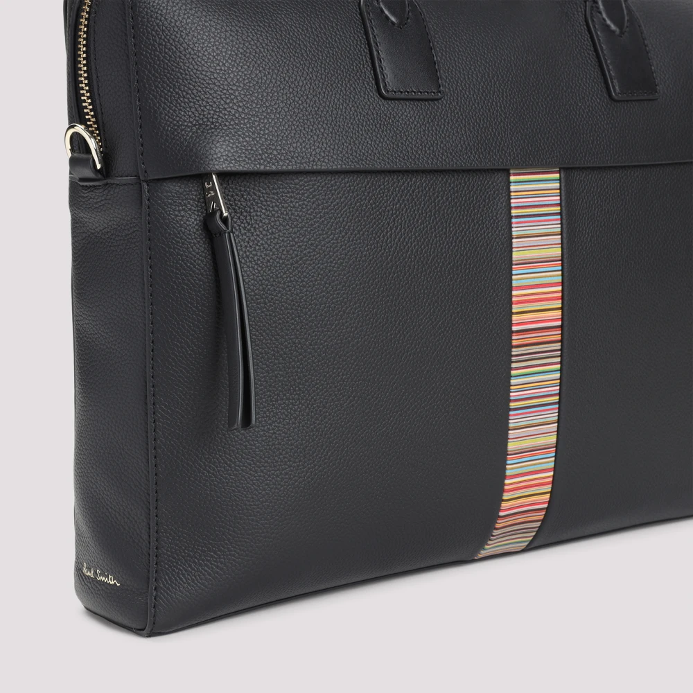 PS By Paul Smith Zwarte Folio Tas voor Stijlvolle Look Black Heren