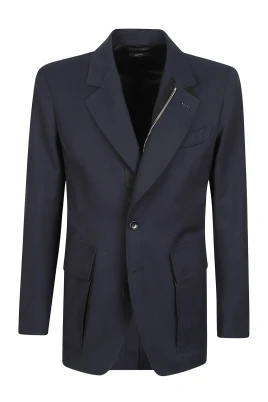 High Density Twill Sartorial Zip Blazer