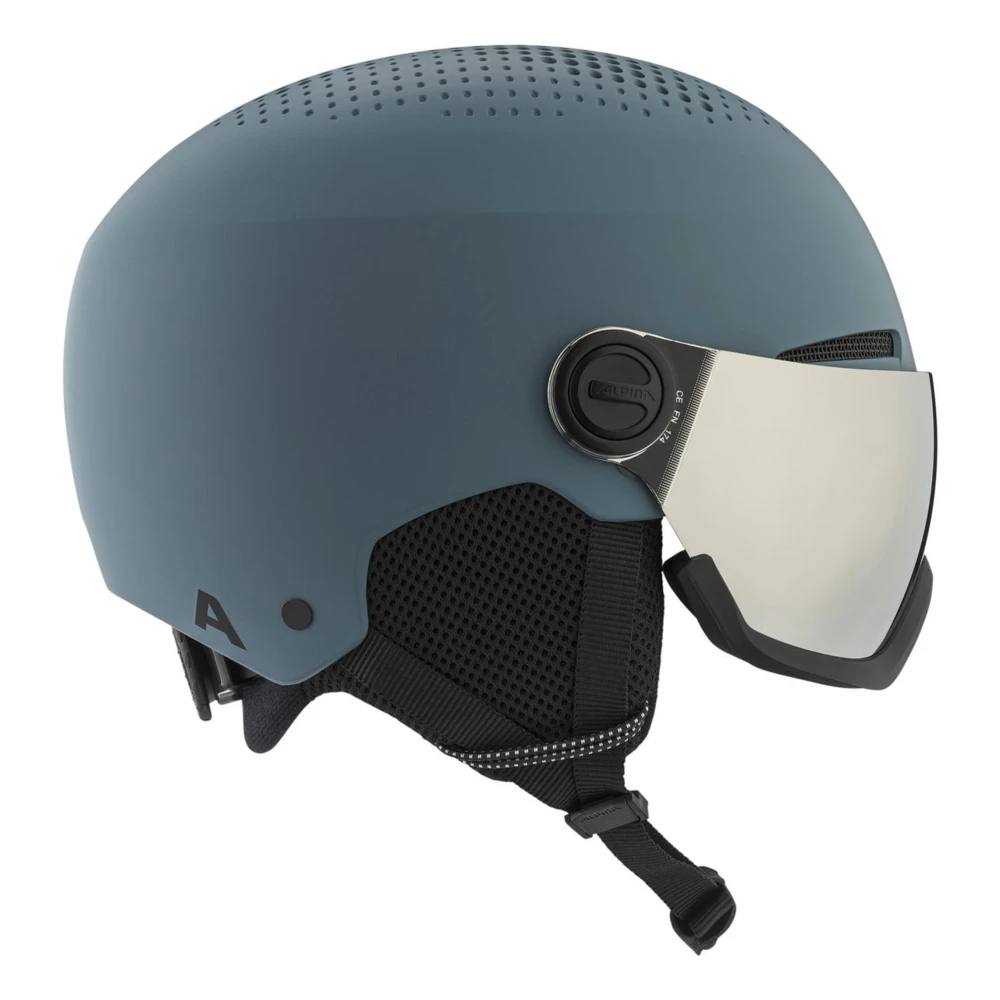 Alpina Blauwe Arber Visor Q Lite Blue Unisex