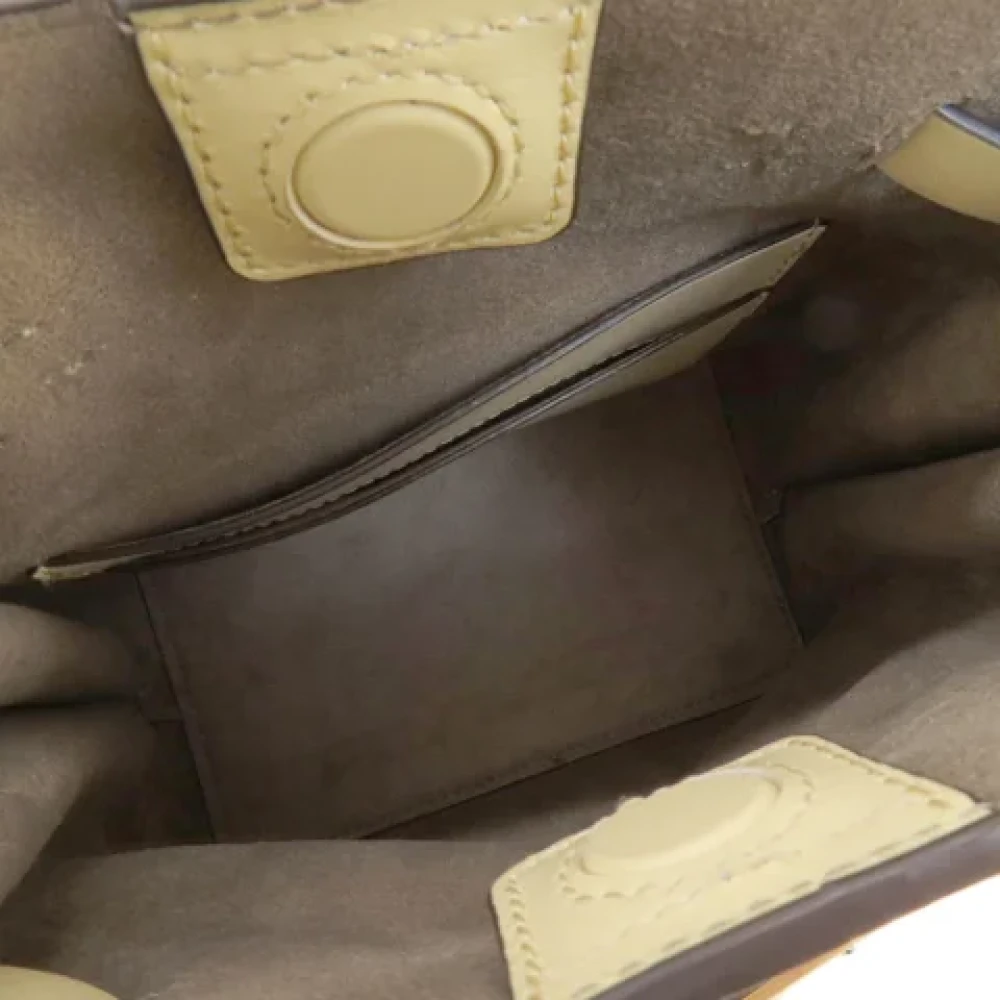 Michael Kors Pre-owned Leather shoulder-bags Yellow Dames
