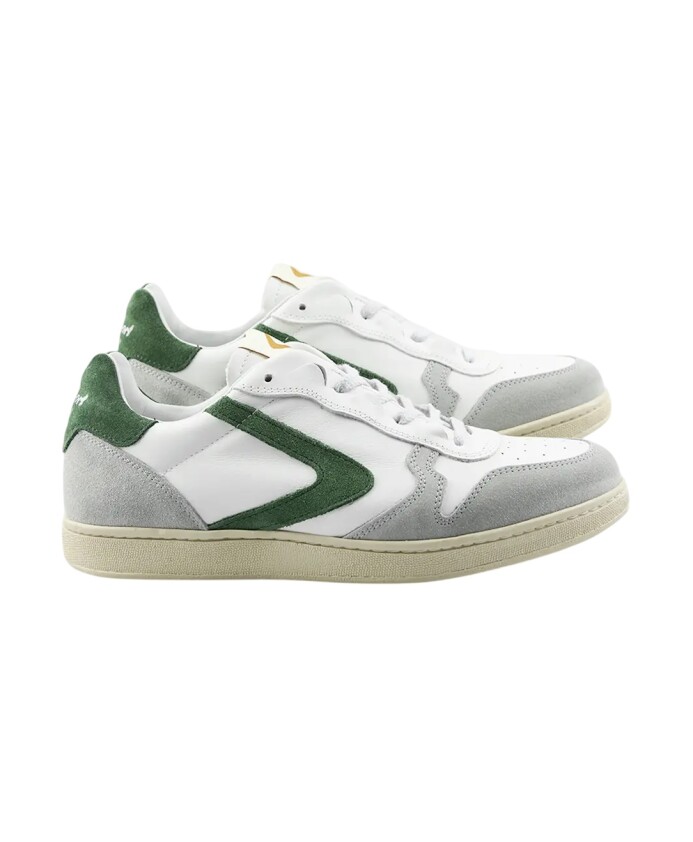 sneakers-en-cuir-vert-modele-elegant