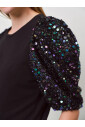 zwarte-sequin-pofmouw-katoenen-top