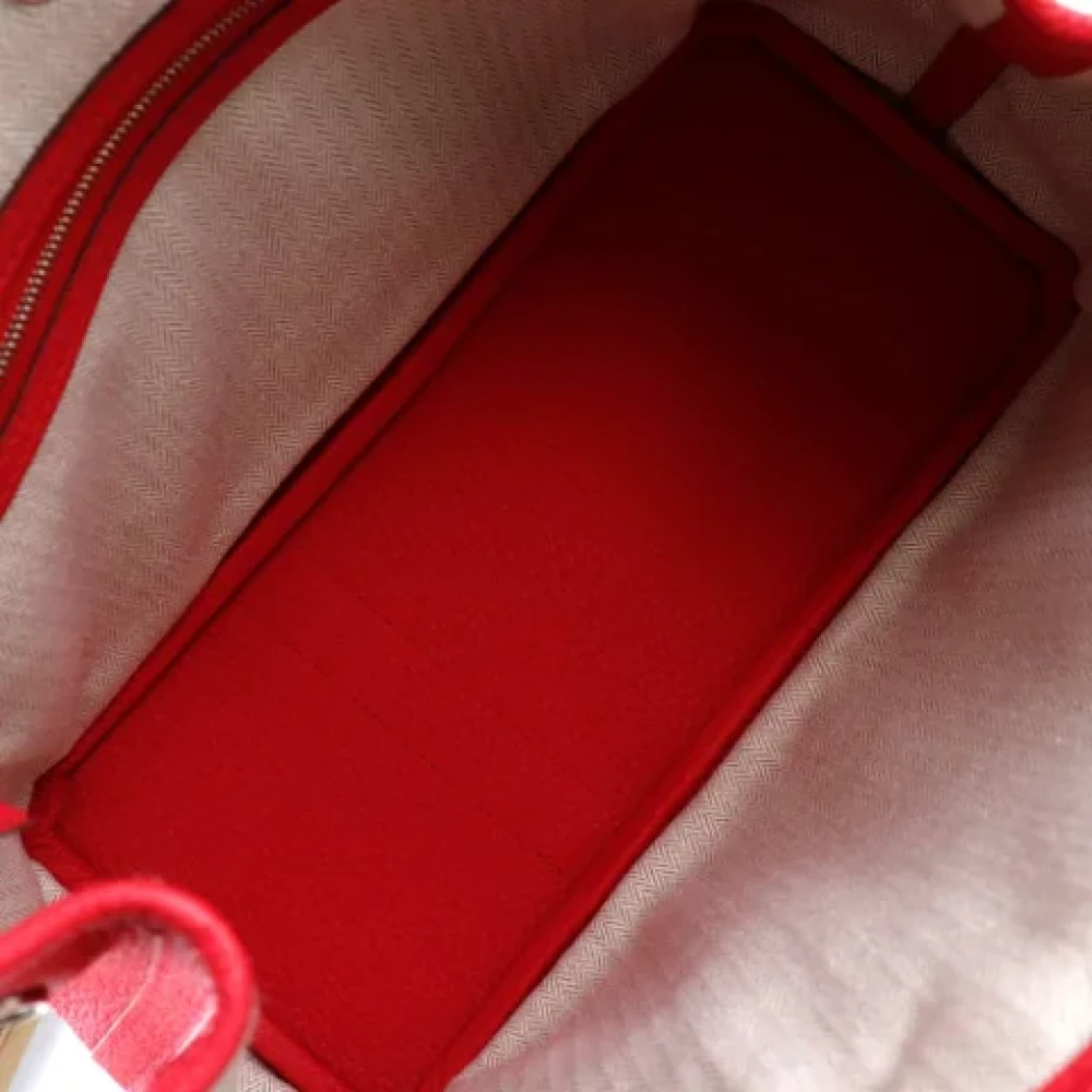 Hermès Vintage Pre-owned Fabric totes Red Dames