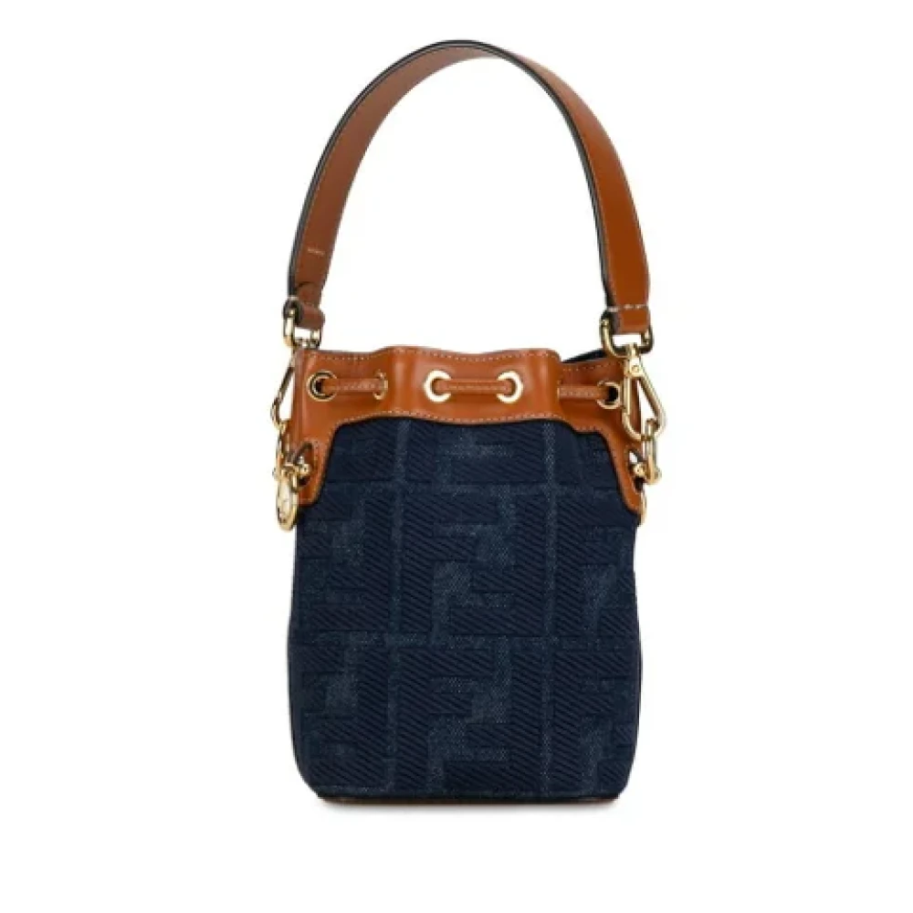 Fendi Vintage Pre-owned Denim fendi-bags Blue Dames