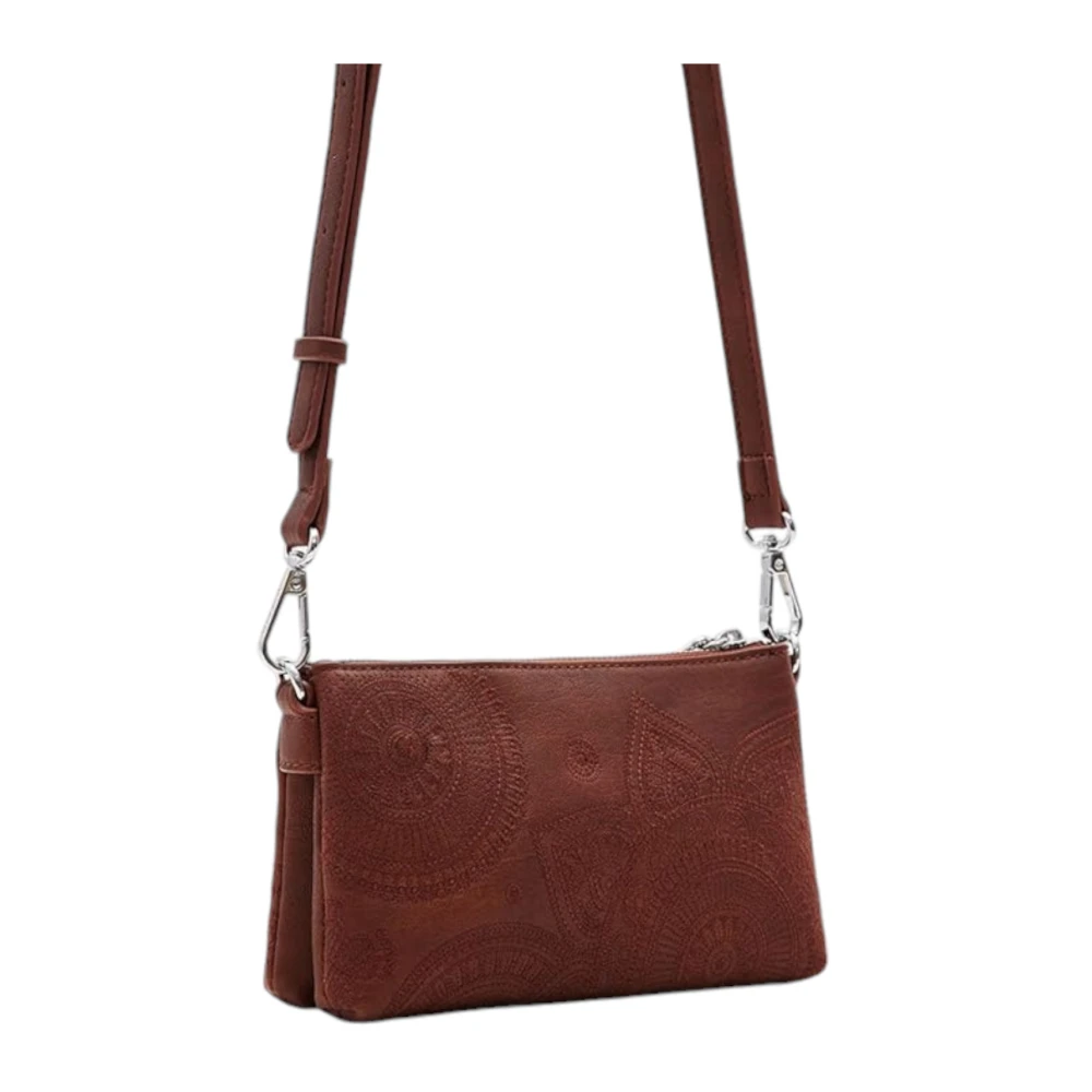 Desigual Damesportemonnee met kaarthouder Brown Dames
