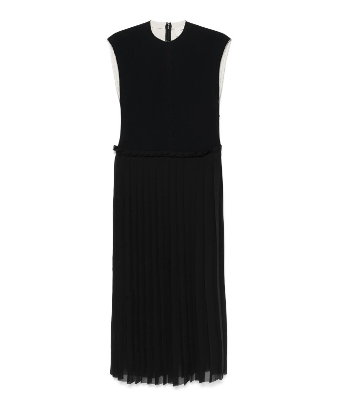 robe-midi-noire-avec-bord-brut