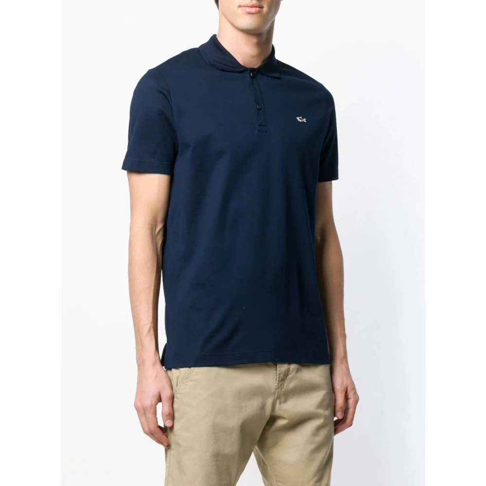 PAUL & SHARK Klassiek Poloshirt in Diverse Kleuren Blue Heren