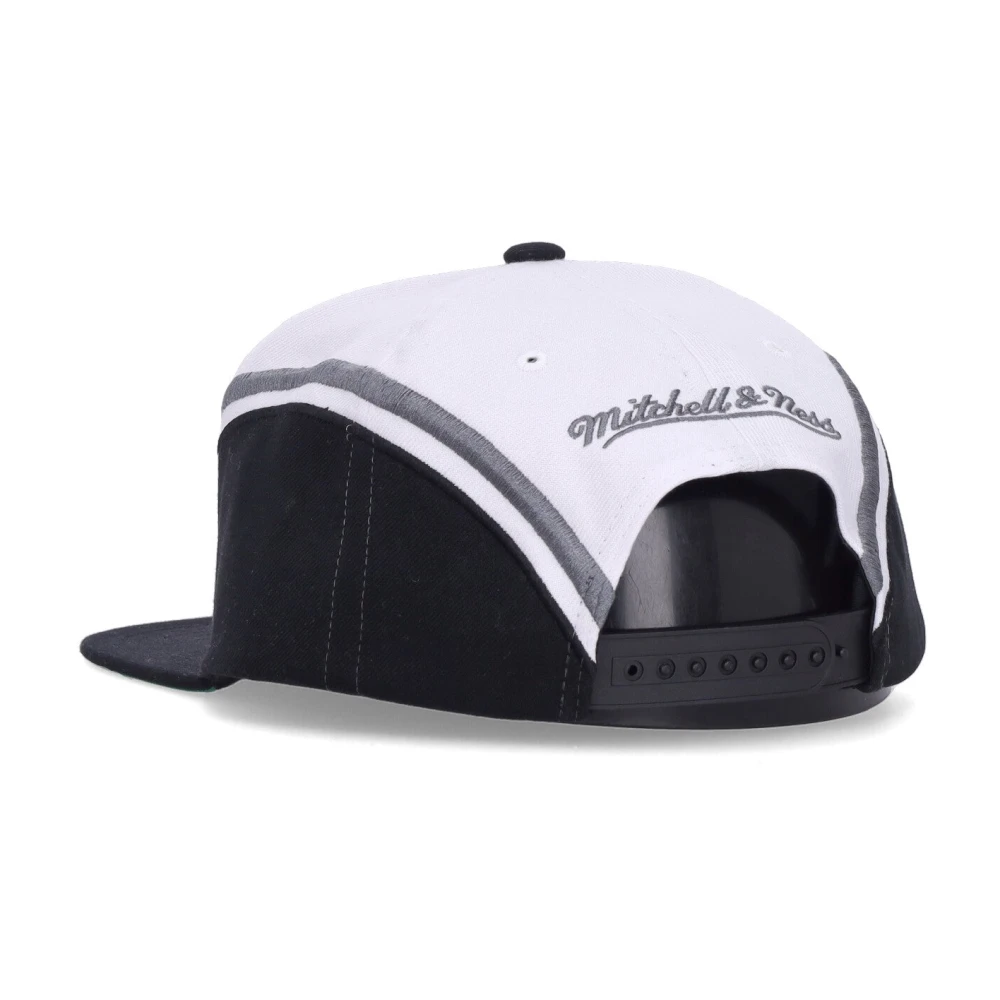 Mitchell & Ness Brooklyn Nets Platte Klep Snapback Pet White Heren