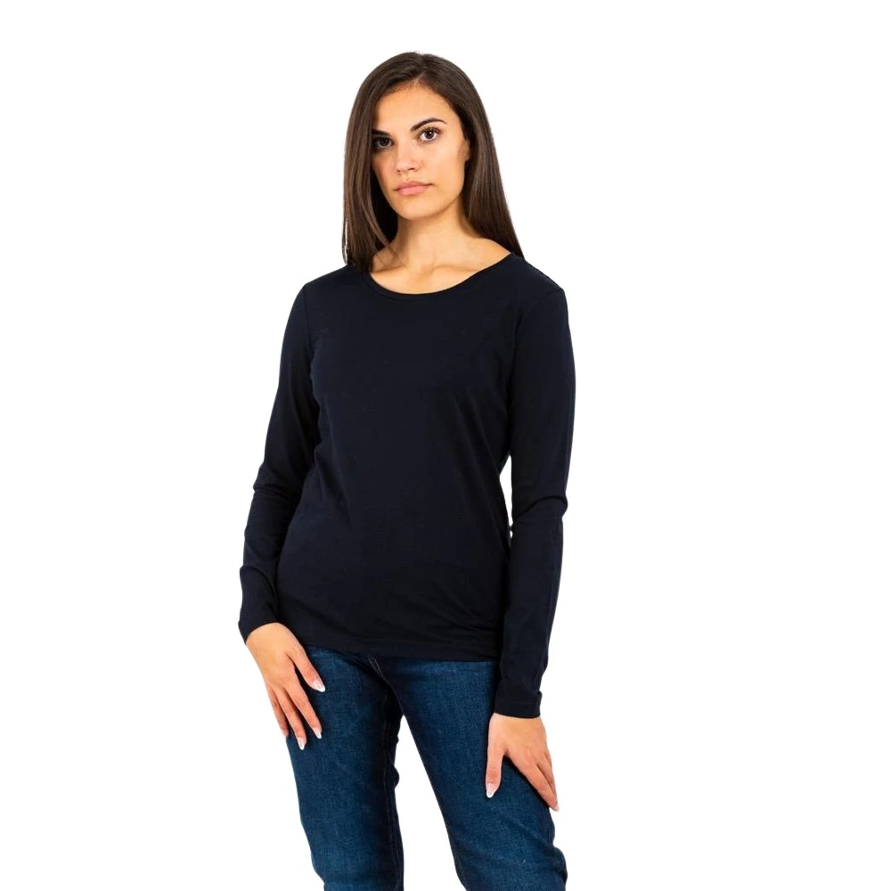 Gas , Long Sleeve T-Shirts, Female, Blue, Xs, Long Sleeve T-Shirt