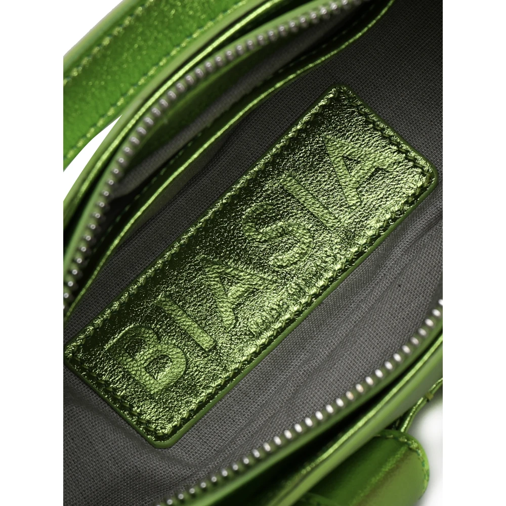 Biasia Kiwi Leren Schoudertas met Band Green Dames