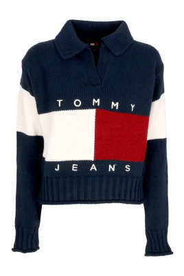 Rugby Style Flag Sweater Mörk