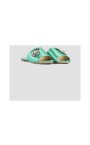 ILIO SMERALDO terry-cloth double-strap Polina sandals