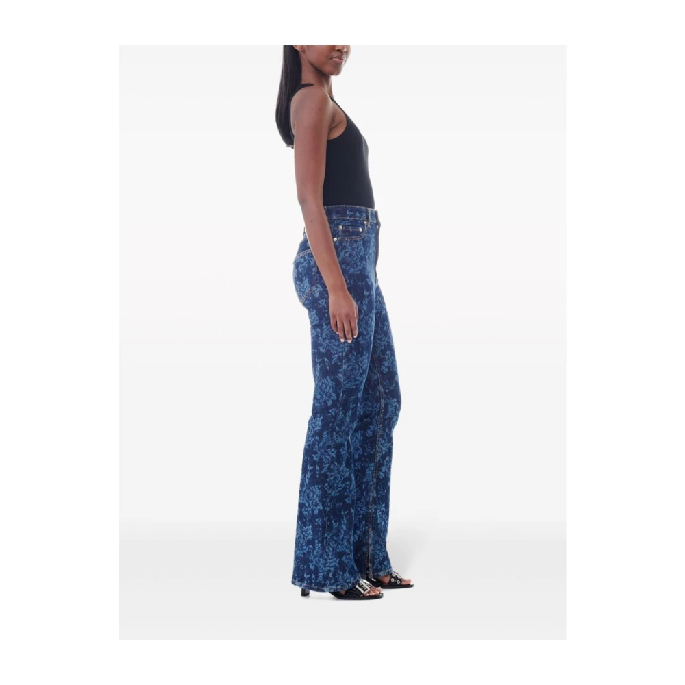 Ganni Klassieke Denim Jeans voor Dagelijks Gebruik Blue Dames