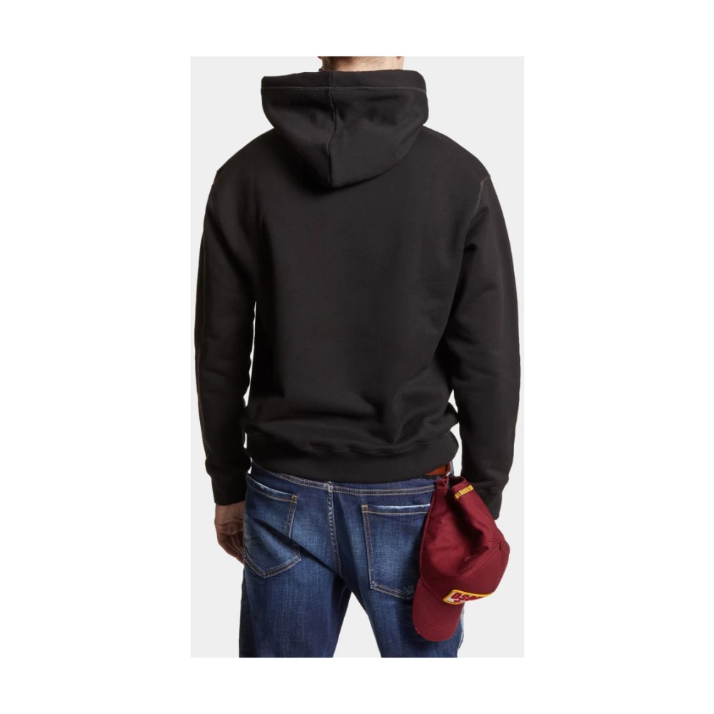 Dsquared2 Cool Fit Beerprint Hoodie Brown Heren