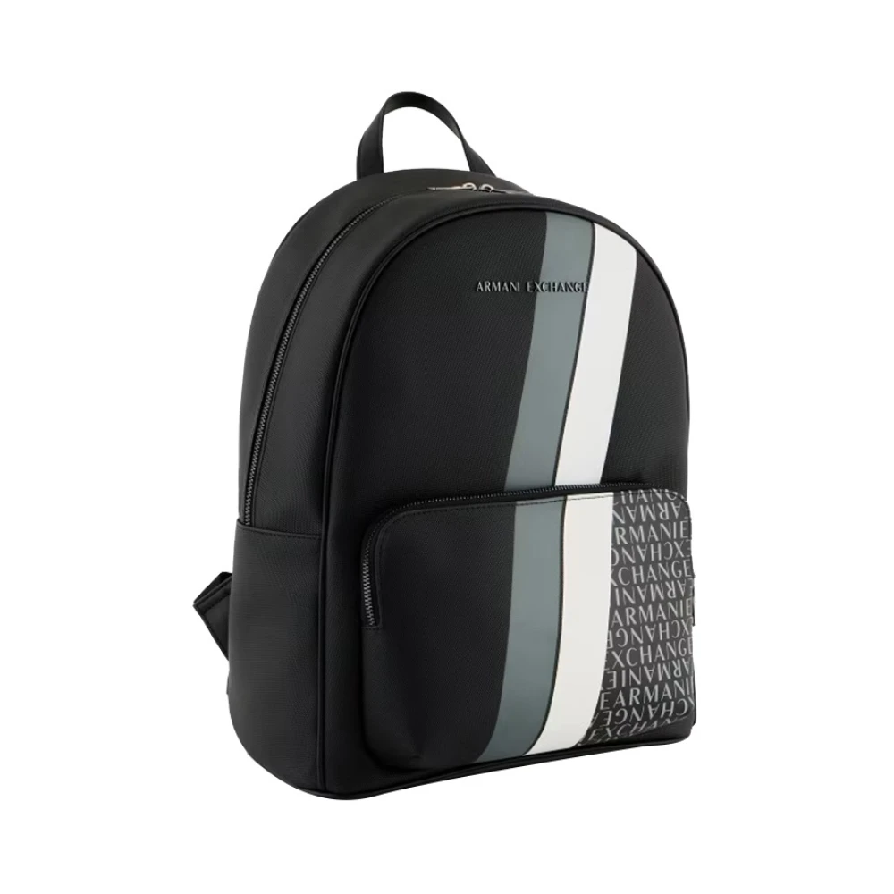 Armani Exchange Groene Urban Rugzak met Ritszakken Multicolor Heren