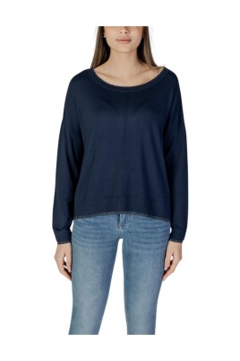 blue-viscose-blend-tops-and-t-shirt