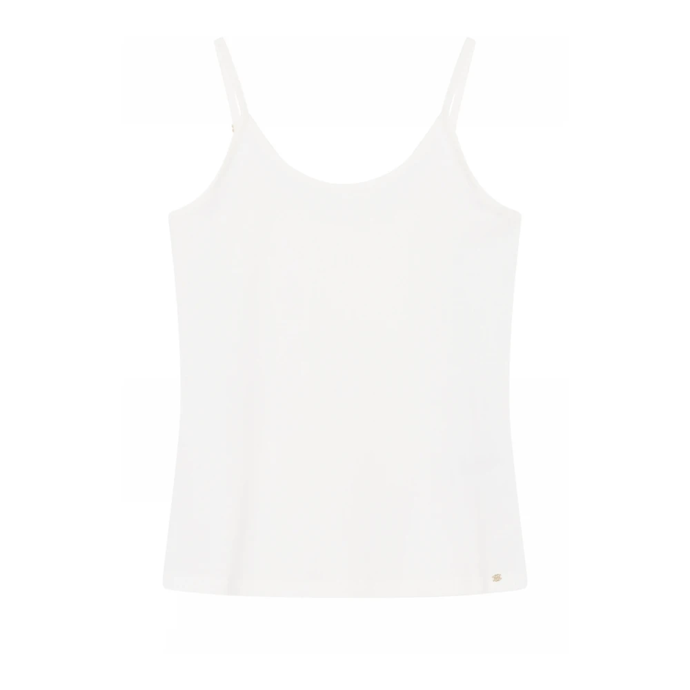 Gustav Strap Top Off White Dames