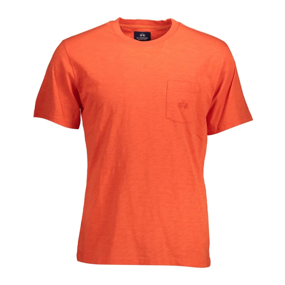 La Martina Men's Red Short Sleeve T-Shirt - T-Shirts - 2XL- Tops