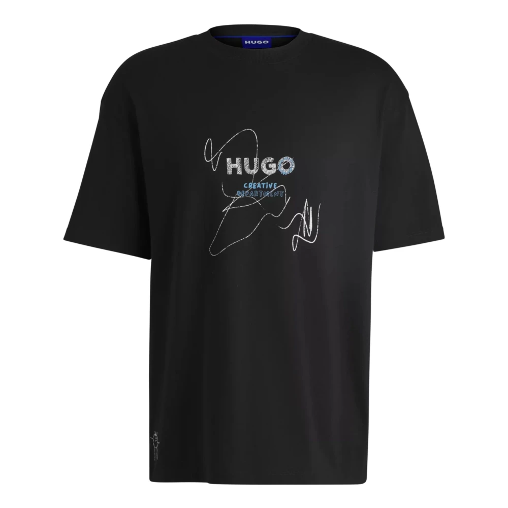 Hugo - Tops > T-Shirts - Black - Hugo - Modalova