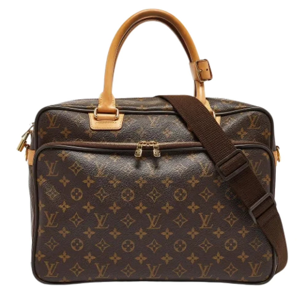 Louis Vuitton Vintage Pre-owned Coated canvas briefcases Brown Dames