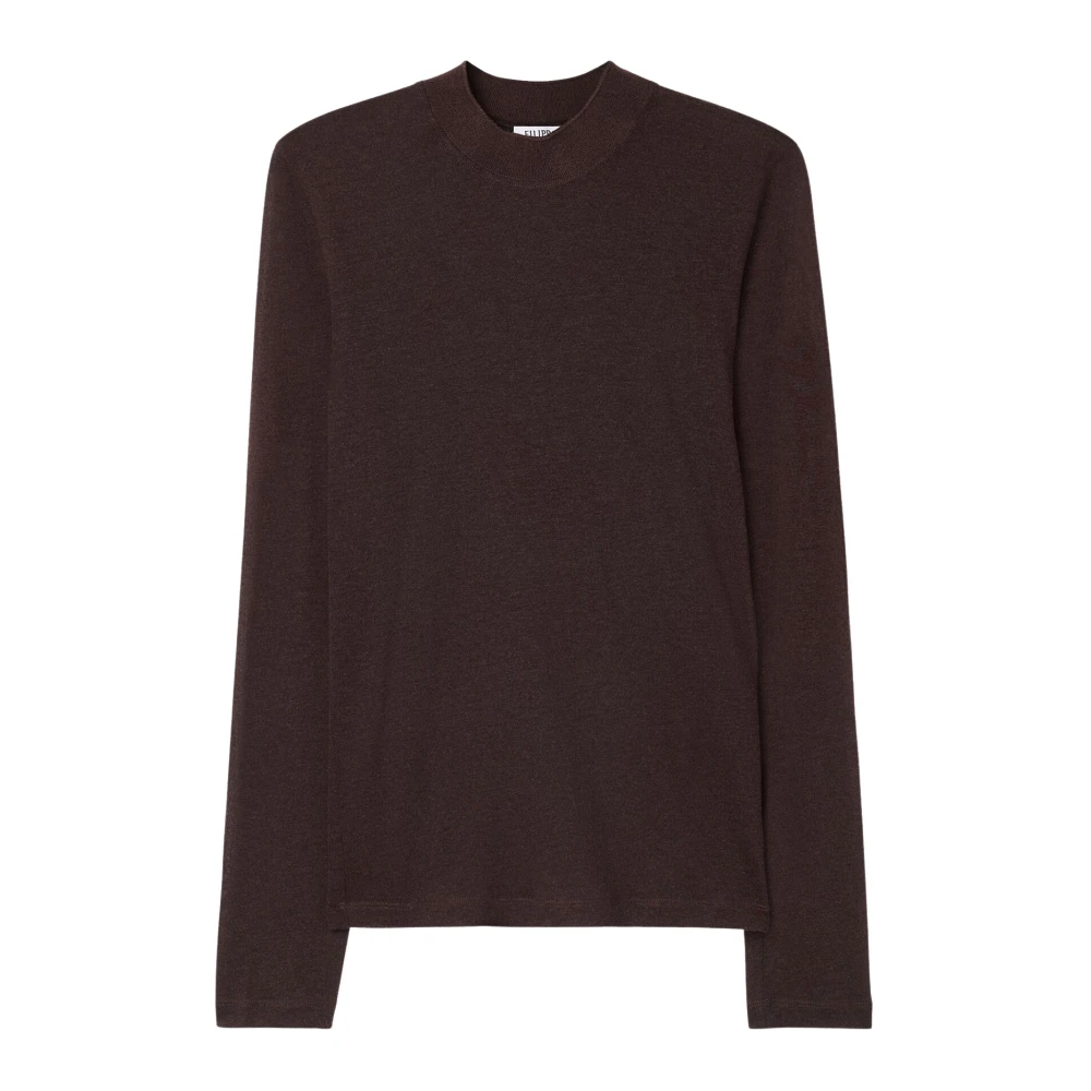 Filippa K Femme Marron Tops, Brun, Taille: 38 Fr Long Sleeve Top