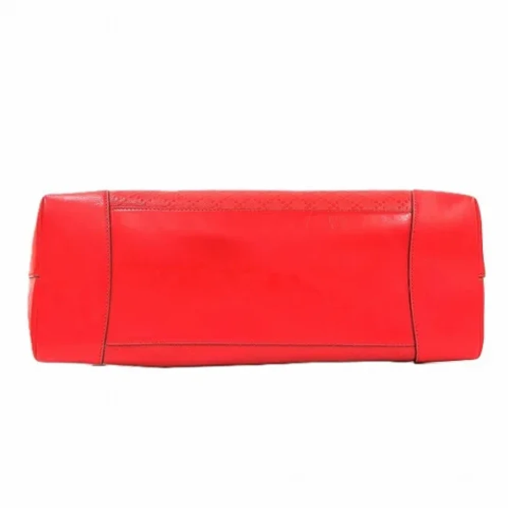 Gucci Vintage Pre-owned Leather gucci-bags Red Dames