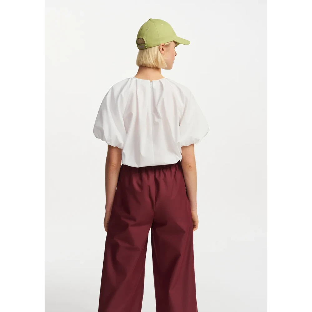 Elisabetta Franchi Katoenen Top Fay Stijlvolle Mode White Dames