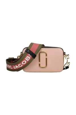 Rosa Läder Mini Crossbody Väska