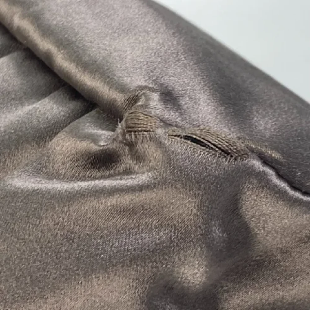 Prada Vintage Pre-owned Fabric shoulder-bags Brown Dames
