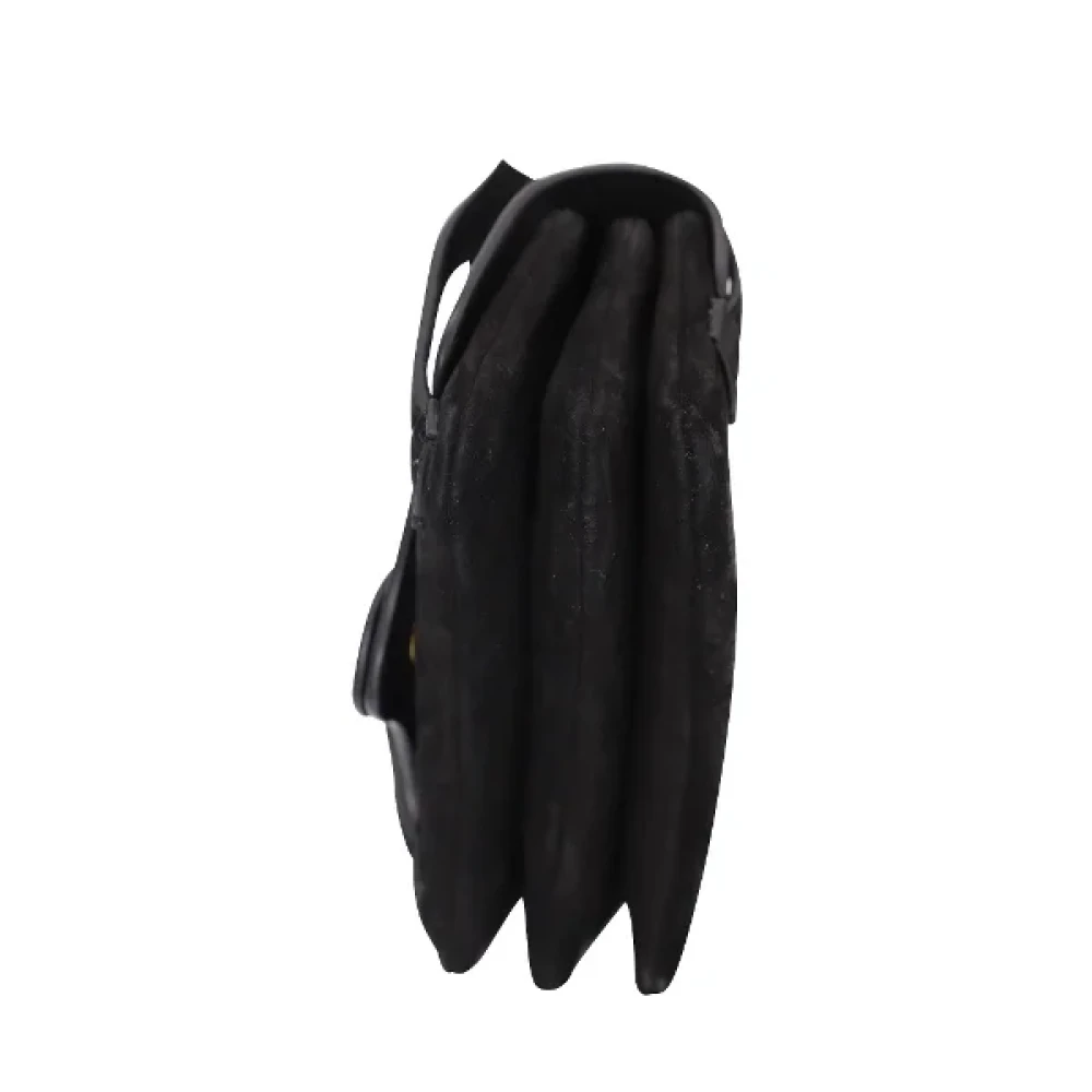 Jacquemus Pre-owned Suede handbags Black Dames