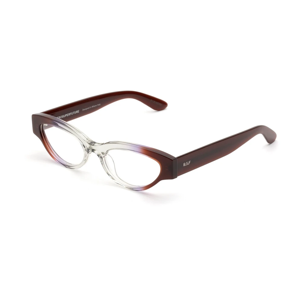 Retrosuperfuture Unisex Red Glasses, 52 Mm, Numero 147 Eyeglasses