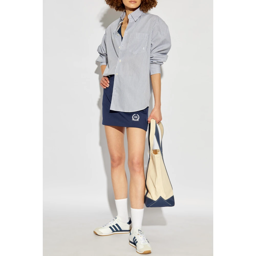 Sporty & Rich Katoenen shirt van White Dames