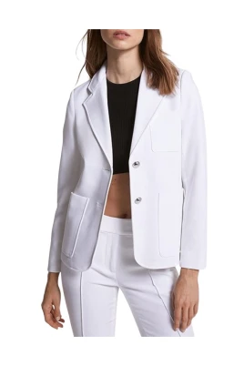 Stretch Crepe Blazer