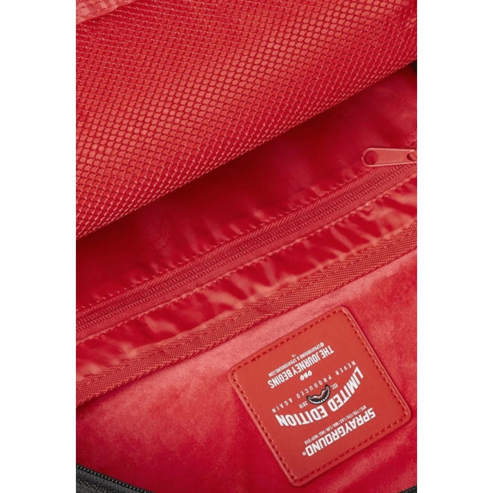 Sprayground Zwarte rugzak met meerdere compartimenten Black Heren