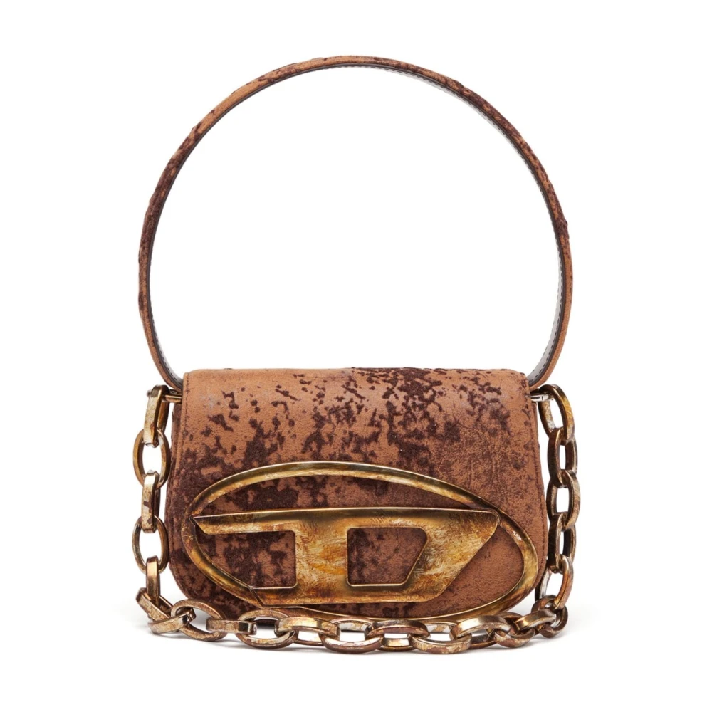 Diesel Bruine Schoudertas voor Vrouwen Brown Dames