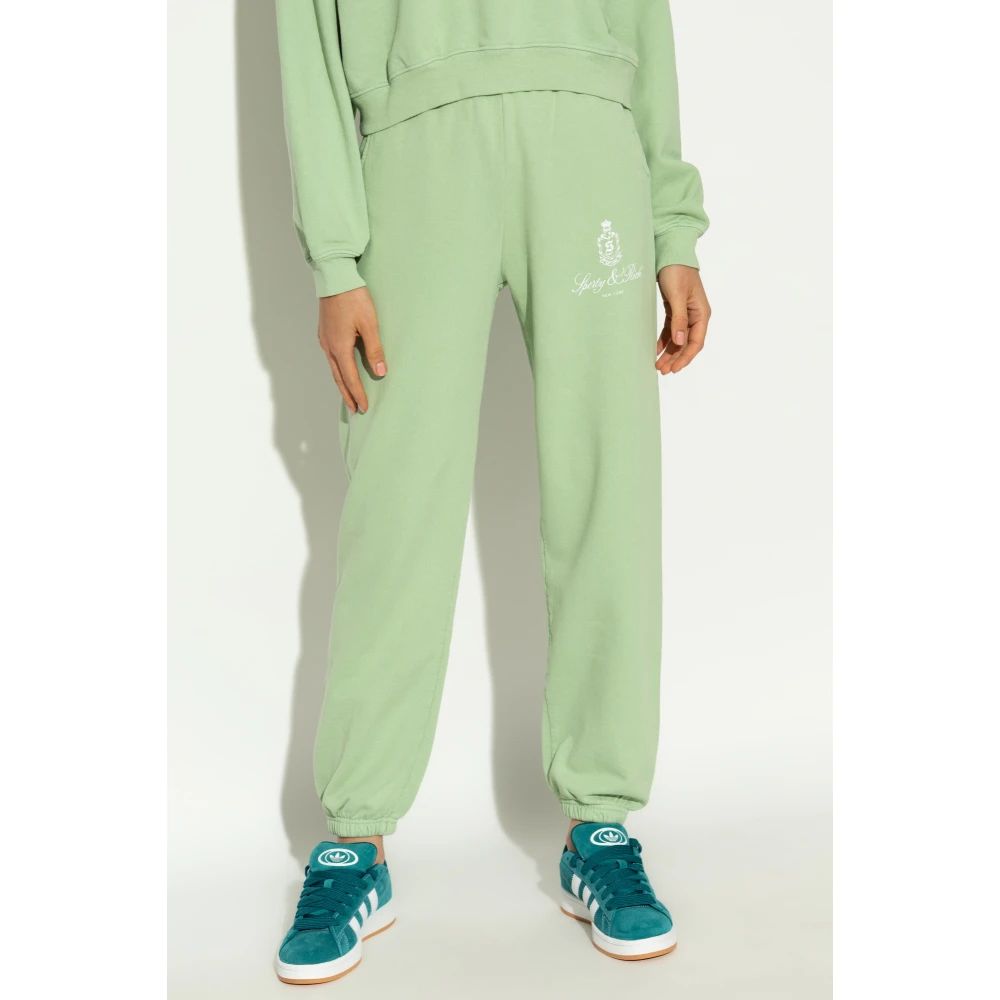 Sporty & Rich Sweatpants Green Dames