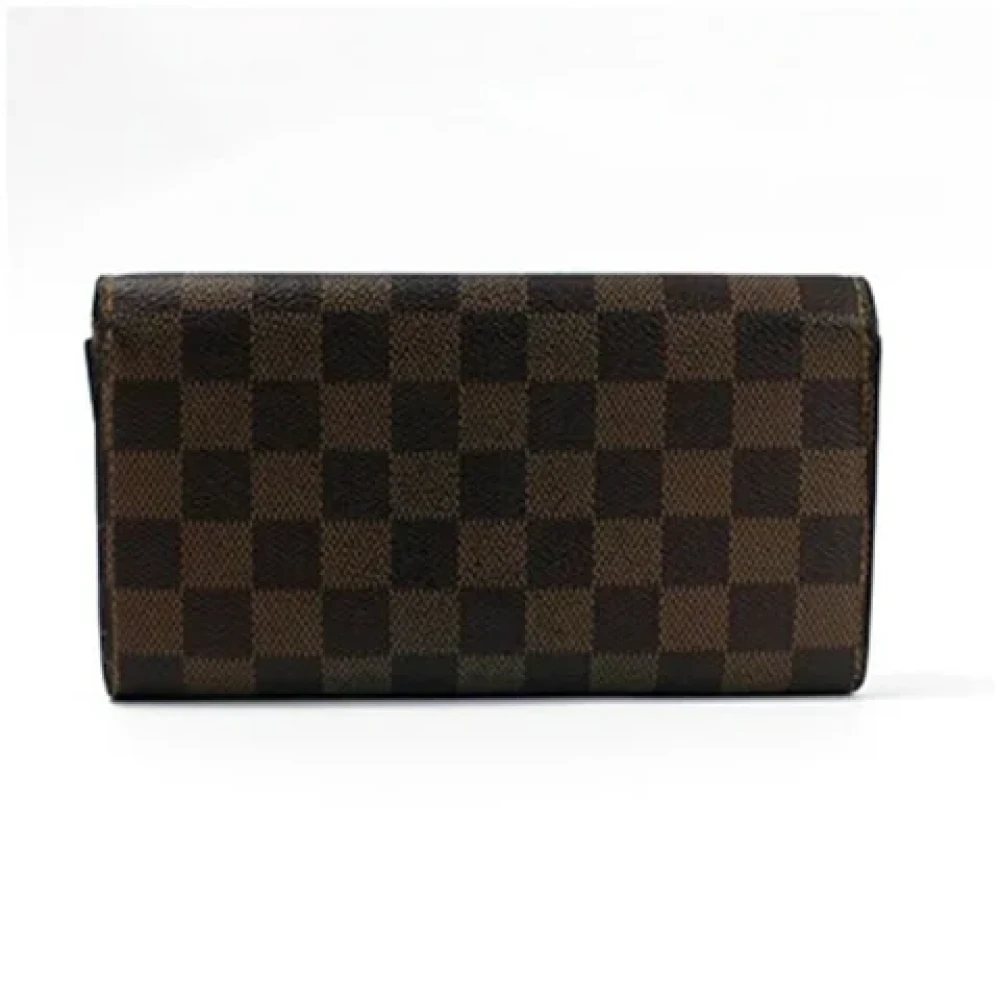 Louis Vuitton Vintage Pre-owned Canvas wallets Brown Dames