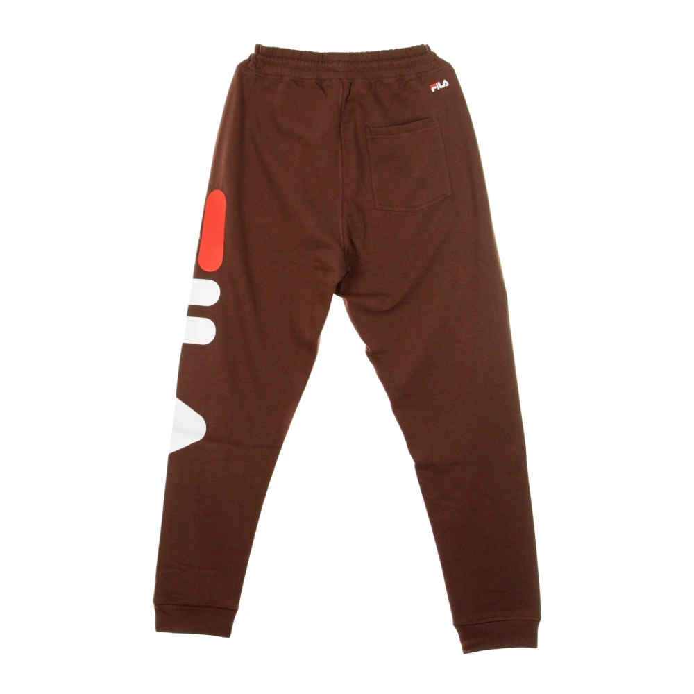 Fila Klassieke Fleece Trainingsbroek in Chocolade Brown Heren