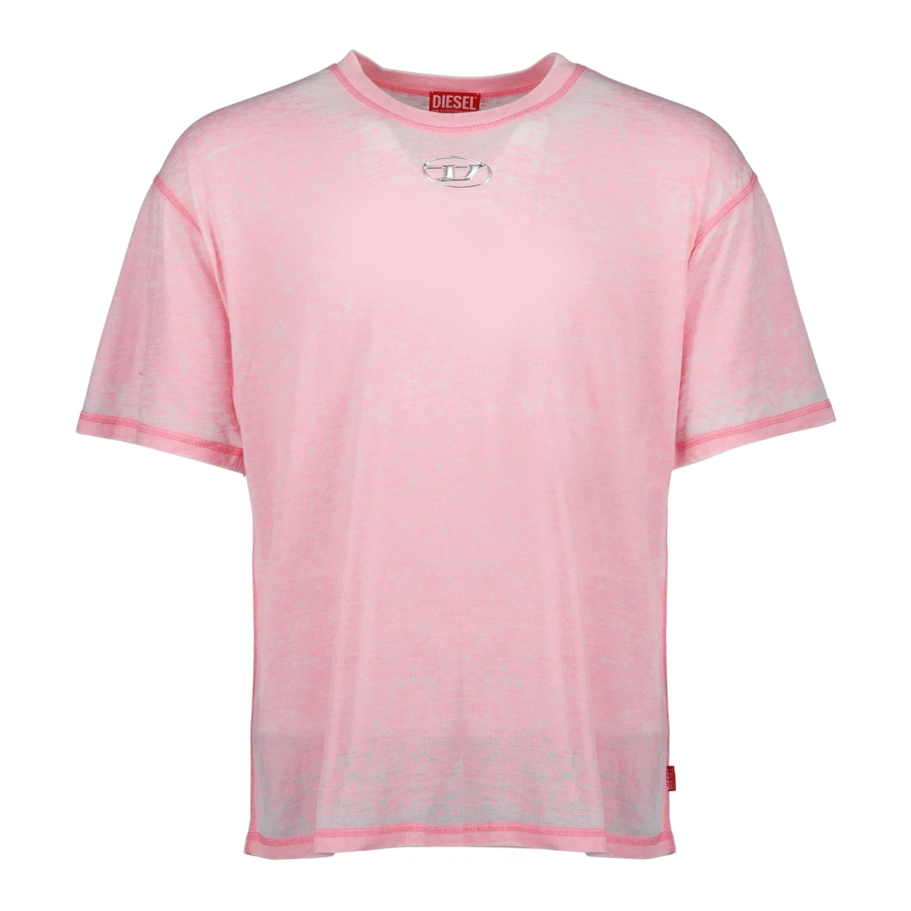 Diesel - Tops > T-Shirts - Pink - Diesel - Modalova