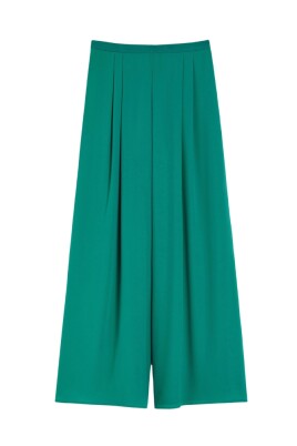 papaya-georgette-emerald-green-trousers