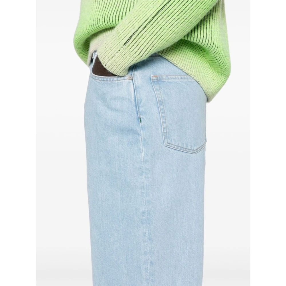 Lacoste Rechte snit biologische katoenen jeans Blue Heren